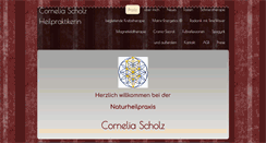 Desktop Screenshot of cornelia-scholz-heilpraktikerin.de